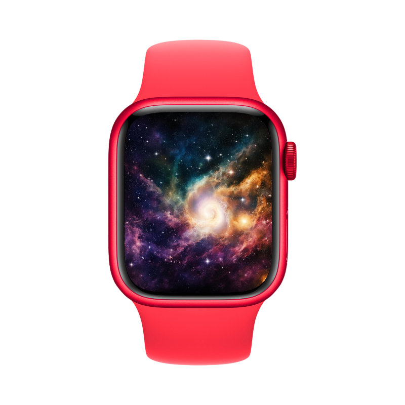 Apple Watch Series 9, 41 мм, корпус из алюминия цвета (PRODUCT)RED, спортивный ремешок цвета (PRODUCT)RED